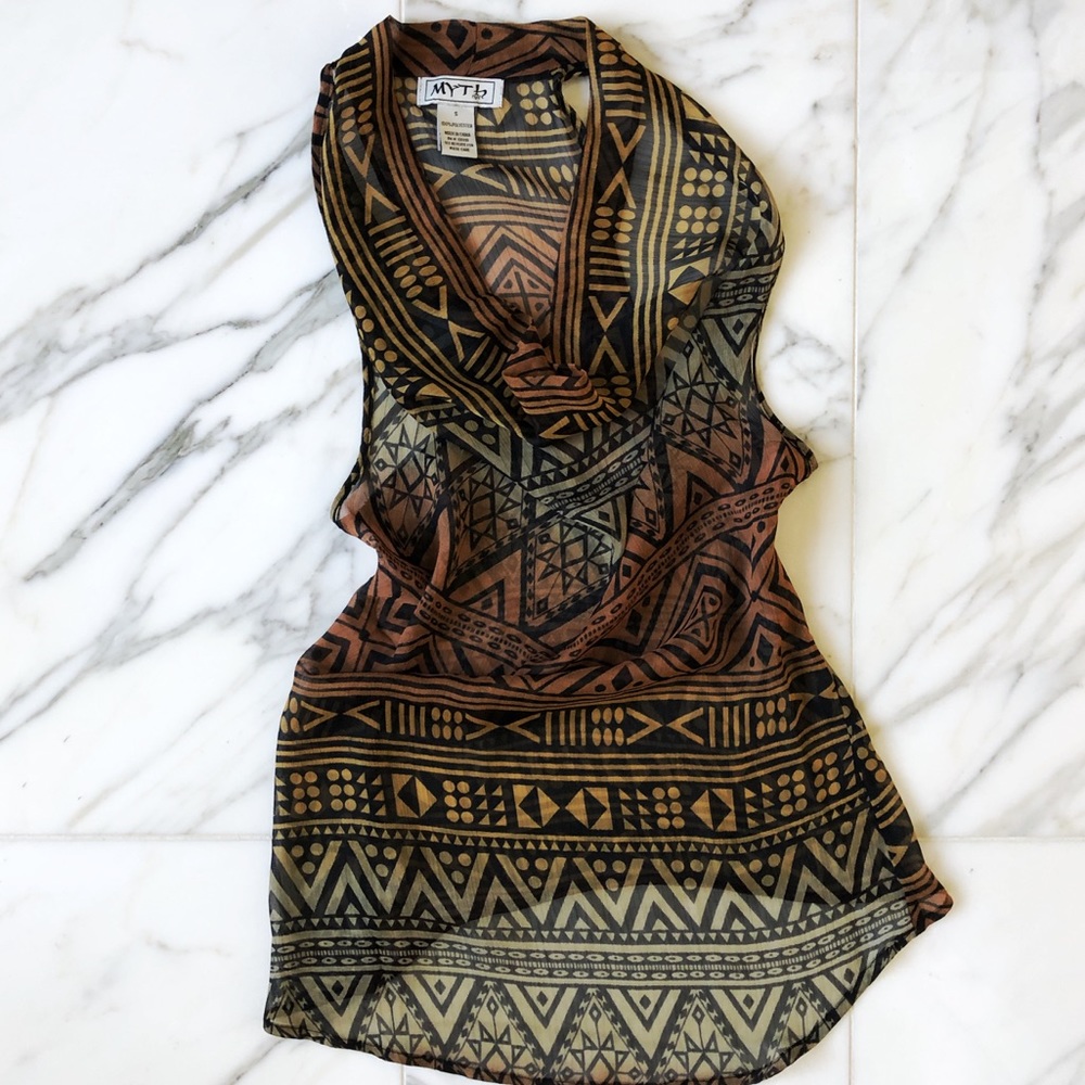 Tribal Print Top